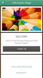 Mobile Screenshot of littlepeoplesvillage.net